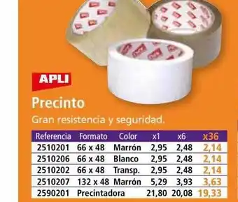 Folder Precinto apli oferta