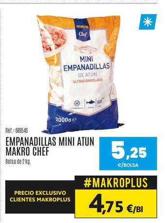 Makro Empanadillas mini atun makro chef oferta