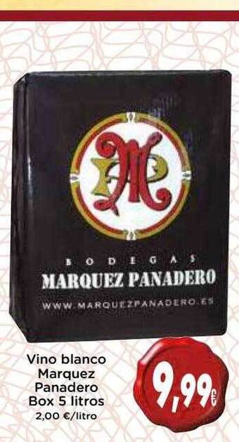 Supermercados Piedra Vino blanco marquez panadero oferta