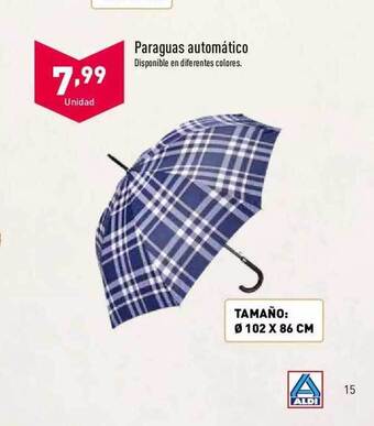 ALDI Paraguas automático oferta