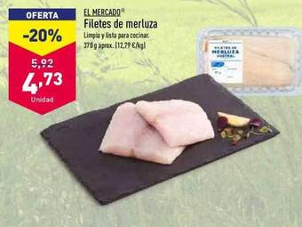 ALDI El mercado filetes de merluza oferta