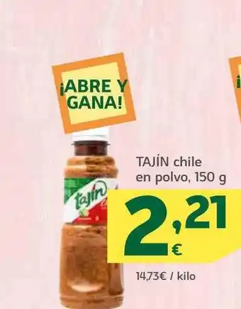 HiperDino Tajín chile en polvo oferta