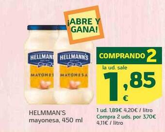 HiperDino Hellmann's mayonesa oferta