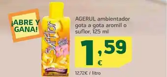 HiperDino Agerul ambientador gota a gota aromil o suflor oferta