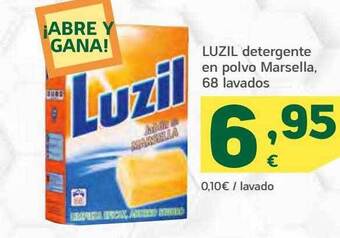 HiperDino Luzil detergente en polvo marsella oferta