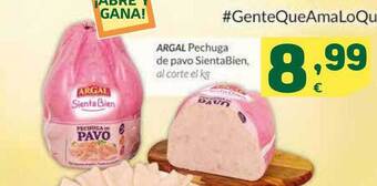 HiperDino Argal pechuga de pavo sientabien oferta