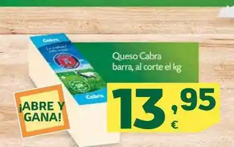 HiperDino Queso cabra barra oferta