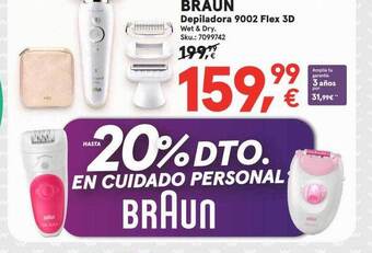 Worten Braun depiladora 9002 flex 3d oferta
