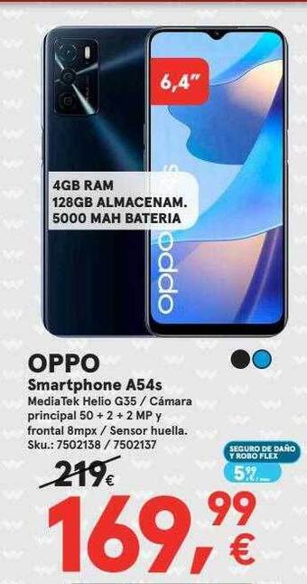 Worten Oppo smartphone a54s oferta