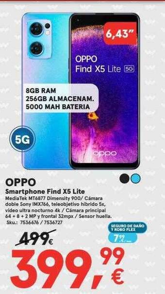 Worten Oppo smartphone find x5 lite oferta