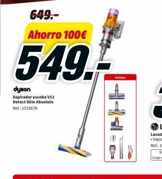 MediaMarkt Aspirador escoba oferta