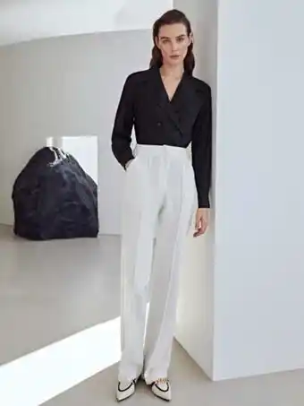 Shein Motf premium blusa lyocell con botones oferta