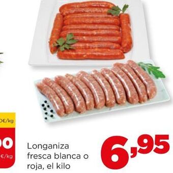 Alimerka Longaniza fresca blanca oferta
