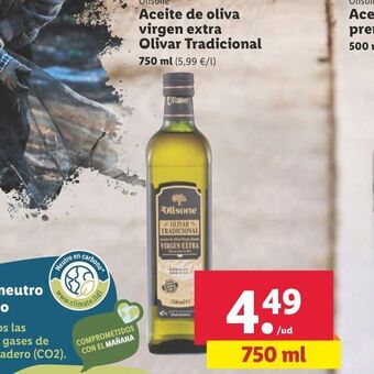Lidl Aceite de oliva virgen extra oferta