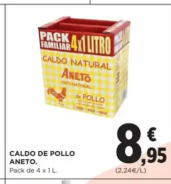 Hipercor Caldo De Pollo Aneto oferta