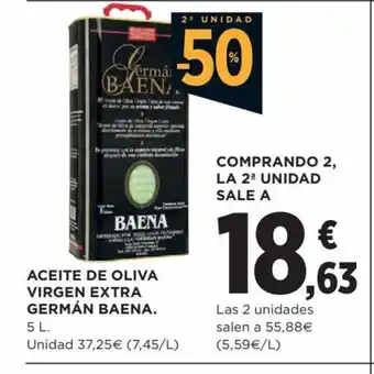 Hipercor Aceite De Oliva Virgen Extra Germán Baena oferta