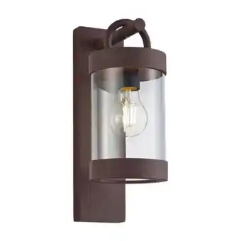 Lúzete Aplique exterior benilda marrón óxido oferta