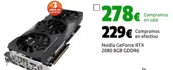CeX Nvidia geforce rtx 2080 8gb gddr6 oferta