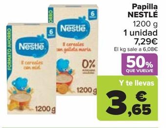 Carrefour Papilla nestlé oferta