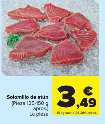 Carrefour Solomillo de atún oferta