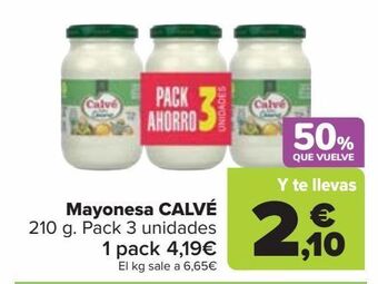 Carrefour Mayonesa calvé oferta