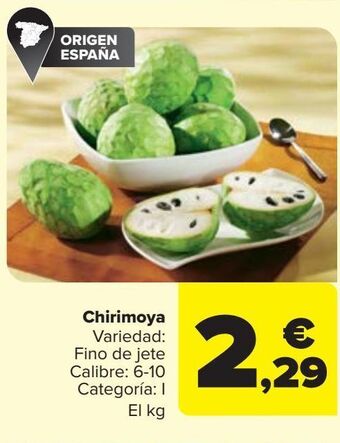 Carrefour Chirimoya oferta