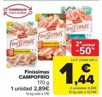 Carrefour Finíssimas campofrío oferta
