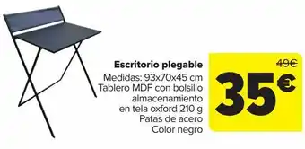 Carrefour Escritorio plegable oferta