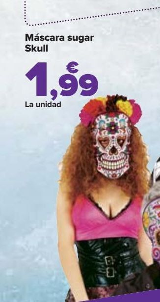 Carrefour Máscara sugar skull oferta