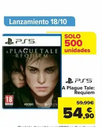 Carrefour A plague tale: requiem playstation oferta
