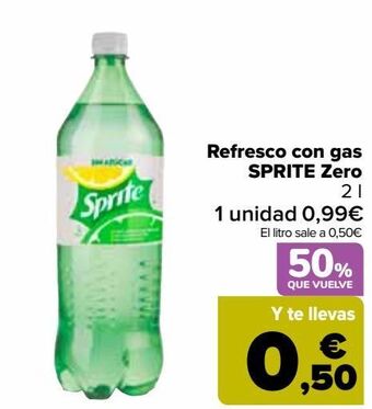 Carrefour Market Refresco con gas sprite zero oferta