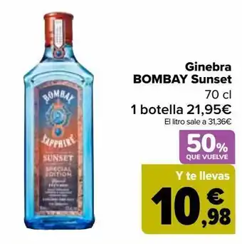Carrefour Market Ginebra bombay sunset oferta