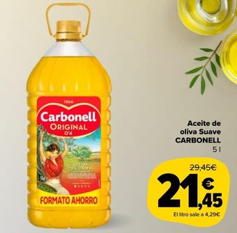 Carrefour Market Aceite de oliva suave carbonell oferta