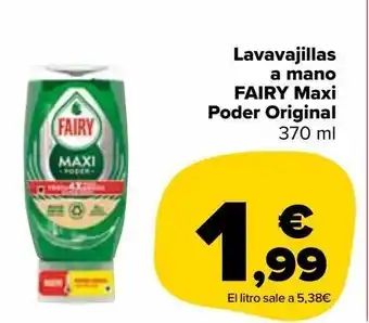 Carrefour Market Lavavajillas a mano fairy oferta