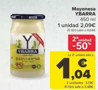Carrefour Mayonesa ybarra oferta