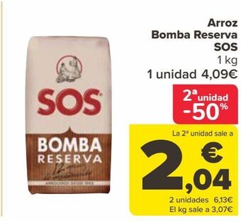 Carrefour Arroz bomba reserva sos oferta