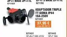 Optimus Adaptador triple oferta
