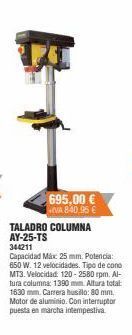Optimus Taladro columna oferta