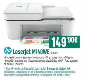 PCBox Hp laserjet m140we oferta