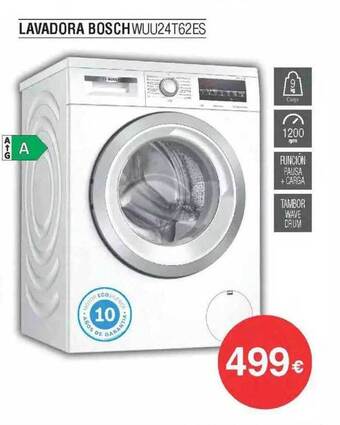 Milar Lavadora bosch wuu24t62es oferta