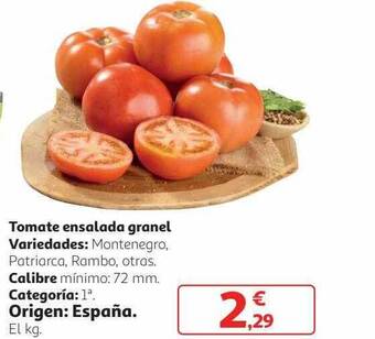 Alcampo Tomate ensalada granel oferta