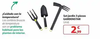Alcampo Set jardim 3 piezas gardenstar oferta
