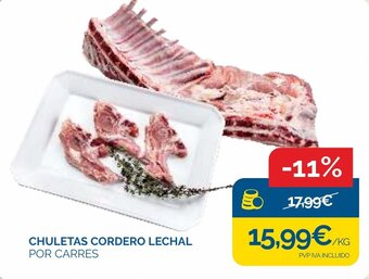 Cash Ecofamilia Chuletas cordero lechal oferta