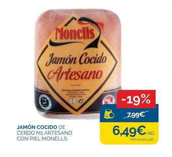 Cash Ecofamilia Jamón cocido oferta