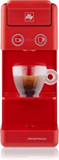 Amazon Illy caffè - cafetera de cápsulas iperespresso y3.3, color rojo oferta
