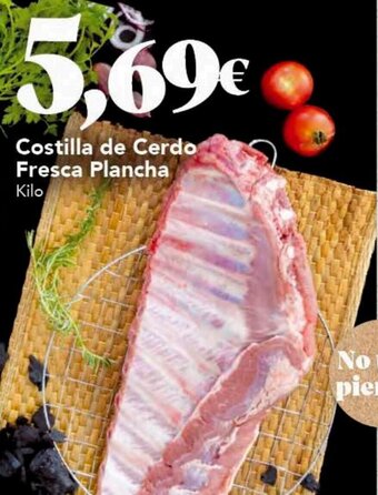 Gadis Costilla de cerdo fresca plancha oferta