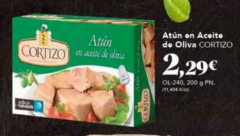 Gadis Atún en aceite de oliva CORTIZO oferta