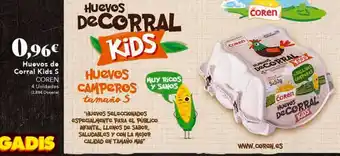 Gadis Huevos de corral kida s COREN oferta