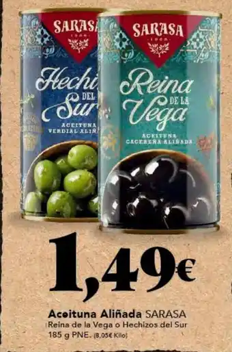 Gadis Aceituna aliñada oferta