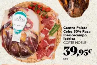 Gadis Centro paleta cebo 50% raza ibéricacampo ibérica oferta